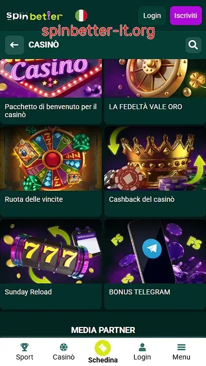 Promozioni del casinò disponibili su SpinBetter